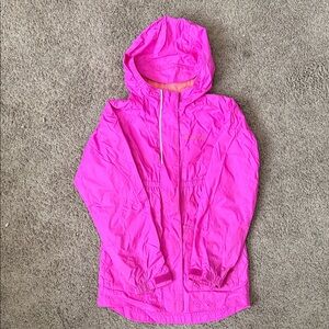 Columbia Bright Pink Kids Raincoat